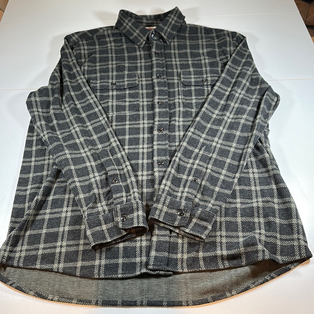 Men’s Faherty Long Sleeve Flannel Shirt sz XL